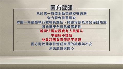 台中私幼師疑朝４歲女童伸狼爪？　園方：若查證屬實絕不護短