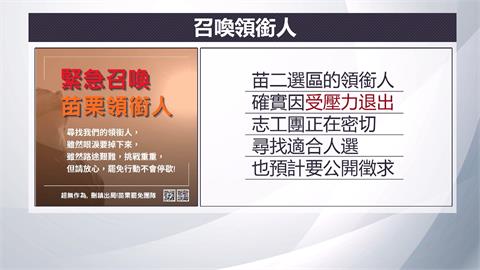 罷免潮來襲！　罷免苗二邱鎮軍領銜人疑受壓力告退