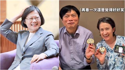 蕭美琴「亮出DIY作品」蔡英文看傻眼！突揪人參戰「復刻小英蘑菇頭」