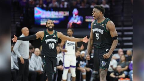 NBA／狼群肆虐狂轟本季新高144分！蟻人愛德華茲24分帶隊衝客場打爆國王