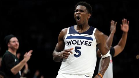 NBA(影)／灰狼好消息！一哥愛德華茲膝傷好轉有望G1回歸對決「法國斑馬」