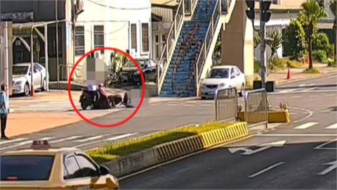 花蓮嚴重車禍！轎車撞重機波及待轉機車　2騎士送醫