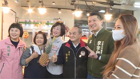 快新聞／李四川緊張了！市場拜年第11場　蘇巧慧赴泰山掃街喊：新北隊最認真