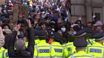 英國「反種族歧視」示威爆警民衝突！天后瑪丹娜也現身