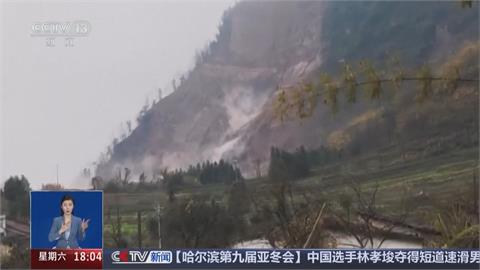 中國四川宜賓山崩！至少10多戶被埋　目前2人獲救、29人失聯