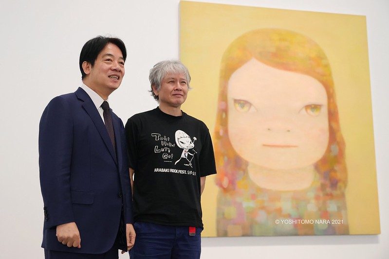 快新聞／賴桑接棒小英！奈良美智收到生日賀卡　網讚：美麗的傳承