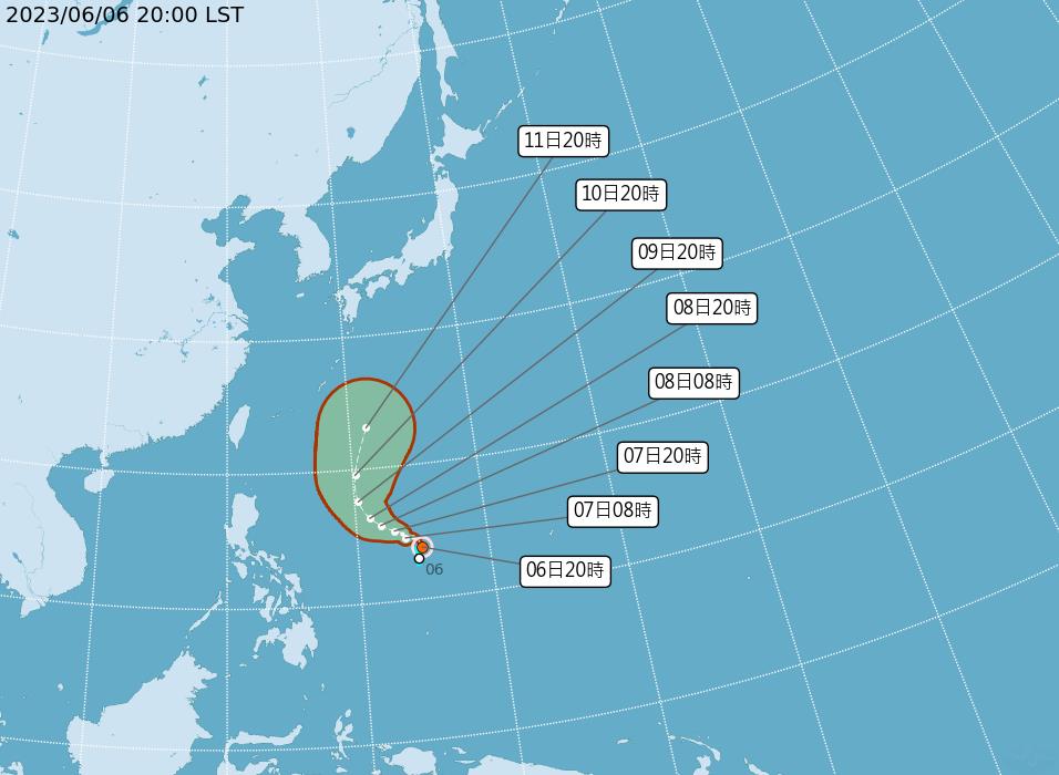 快新聞／今年第3號颱風「谷超」生成　預估動線曝光