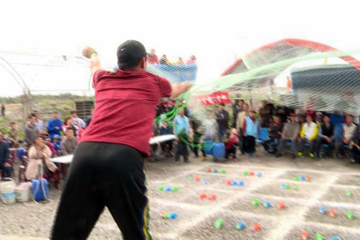 台西鄉撒網比賽  體驗漁民捕撈甘苦