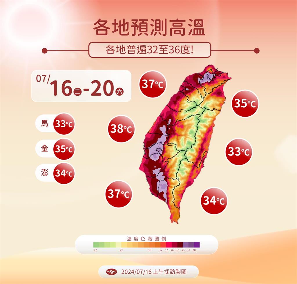 快新聞／「這些地區」熱到發紫　週末留意熱帶系統「颱風可能接二連三」出現