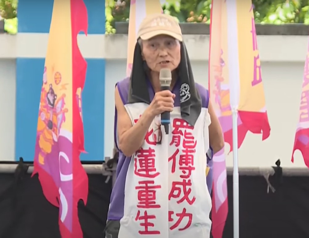 快新聞/護國大遶境花蓮出發! 葉霸老師:罷免傅崐萁不枉此生