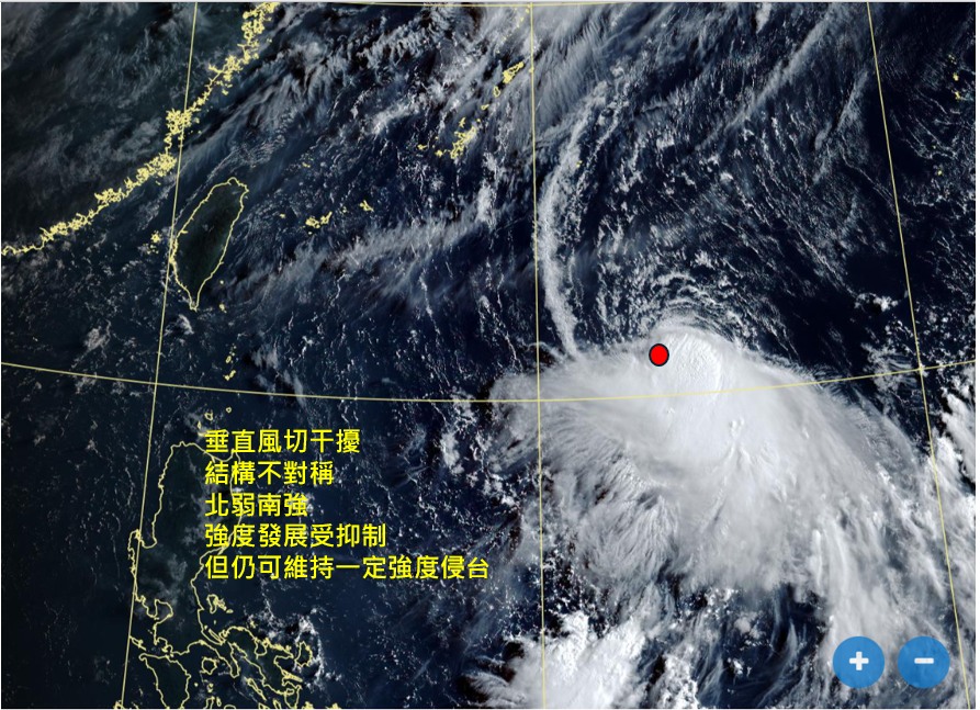 快新聞／一日颱風？「楊柳」移動速度快　氣象專家估「這天」直接穿越台灣