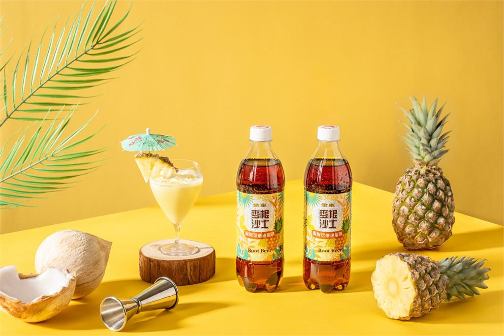 無酒精調飲當道！金車麥根沙士推出「鳳梨可樂達風味」新品