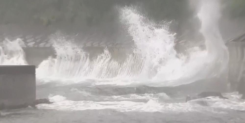 颱風瑪莉亞登陸日本　驚人暴雨龍泉洞大水不斷