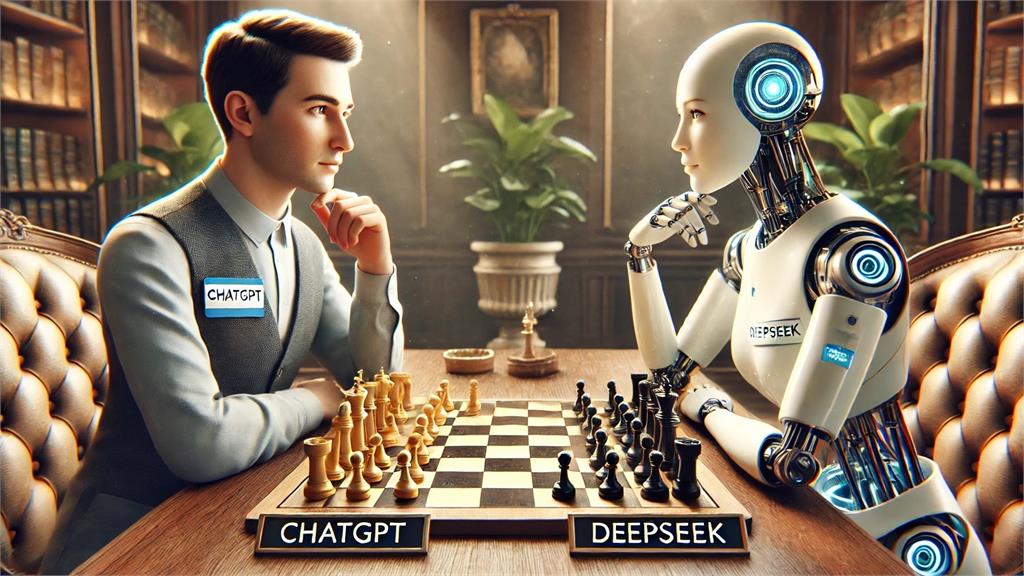 快新聞／ChatGPT大戰DeepSeek！兩AI比賽西洋棋　結局跌破眼鏡