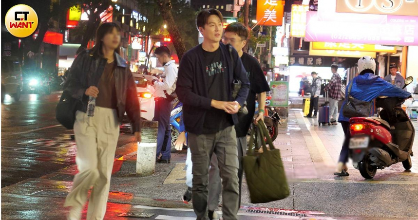 直擊/韓星李廷鎮為挺温昇豪來台 李進良招待海鮮美食感受夜生活
