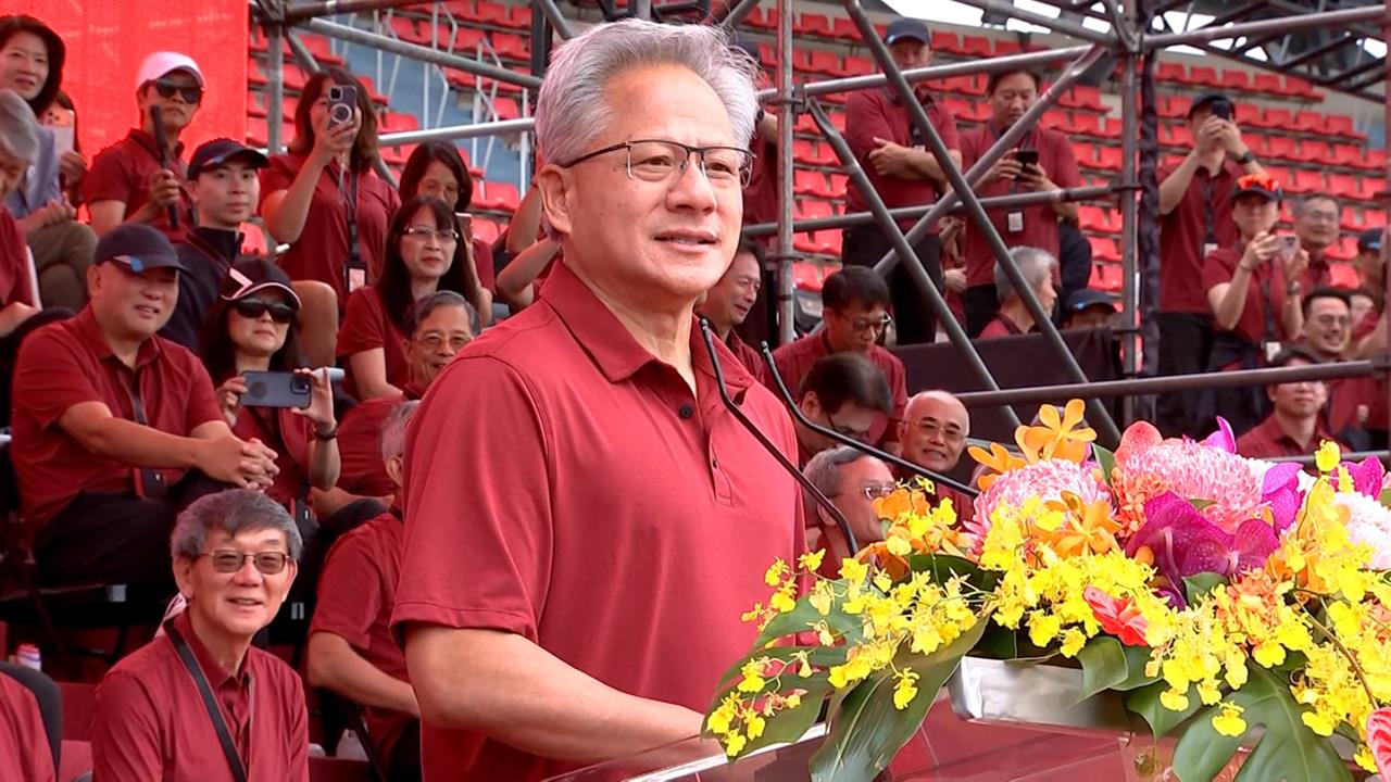 護國神山運動會！黃仁勳真情告白　喊：沒有台積就沒有輝達