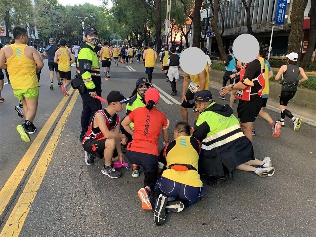 快新聞／台北馬拉松開跑5人倒地2人OHCA急送醫　市府：2人皆恢復心跳住院觀察中
