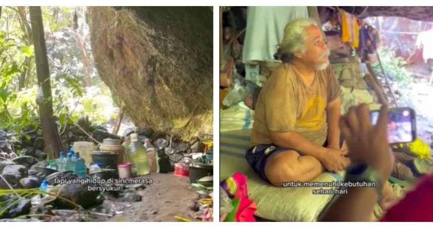 男子獨居山洞逾20年！他拒絕現代生活「無電無網」　靠訪客接濟與雨水生存