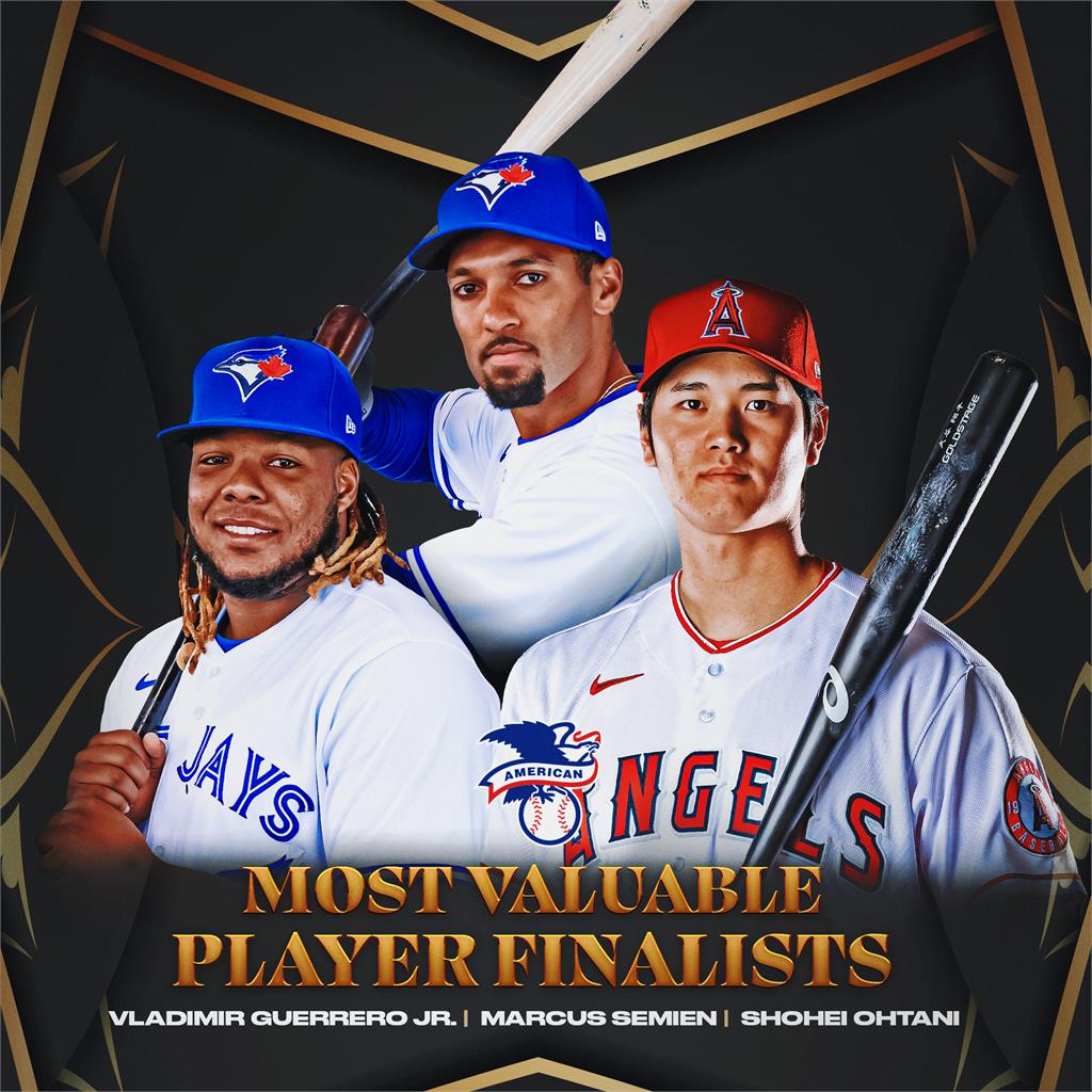 快新聞／MLB年度獎項決選名單出爐　大谷翔平與藍鳥2強打爭美聯MVP