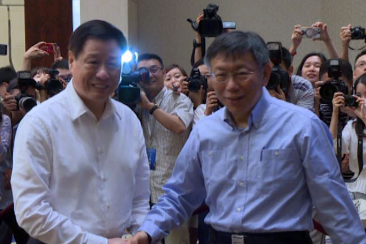 柯P赴雙城論壇 上海市長設宴刻意隔開媒體