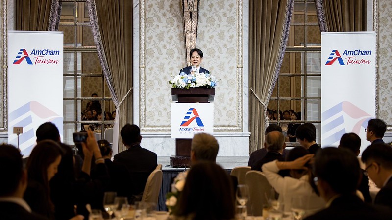 快新聞／出席美國商會午餐會　賴清德承諾：未來台灣供電會越來越穩定