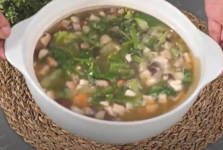 佛手瓜莧菜海鮮羹｜料超多超滿