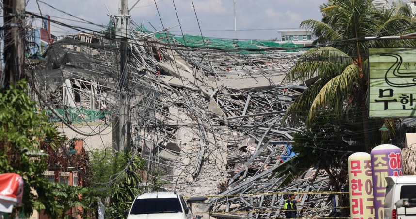 菲律賓爆建築工地倒塌！當局已救出26人　疑仍有民眾受困
