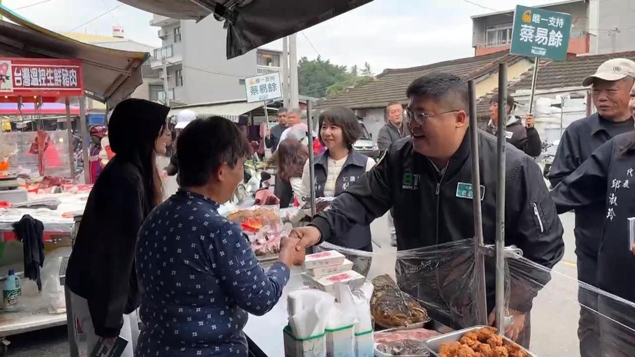 嘉義縣長綠營初選最後倒數! 黃榮利、蔡易餘勤跑基層拜票