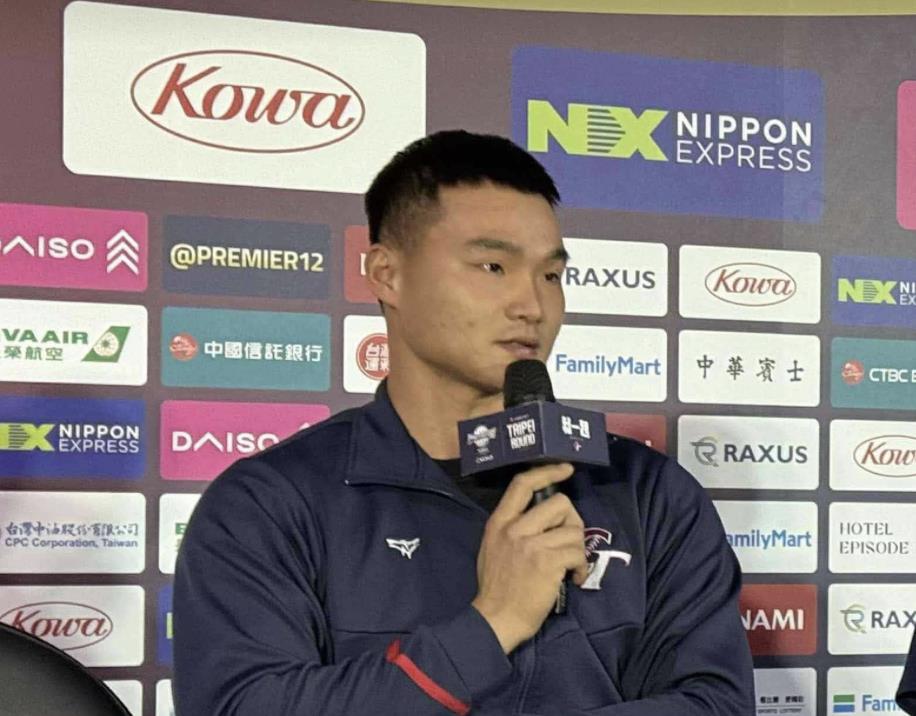 12強賽／首扛國際賽先發陳柏清自認表現不如預期 感謝總教練曾豪駒給機會