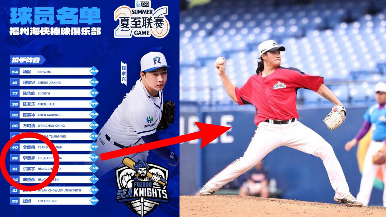棒球(影)／中國聯賽赫見李灝宇哥哥！昔兩度中職落選　今轉戰CPB投手丘