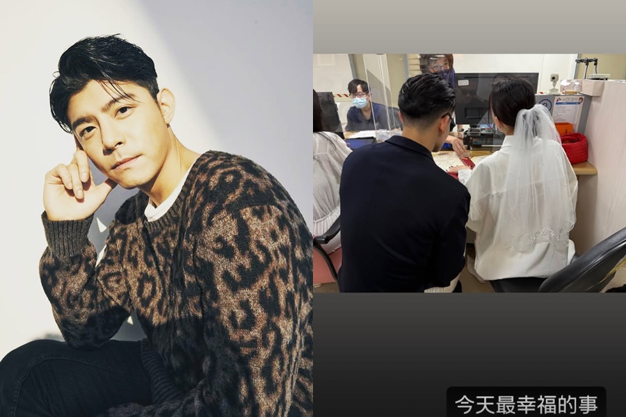 王柏傑平安夜「現身戶政事務所」！IG發結婚登記照　經紀人澄清了