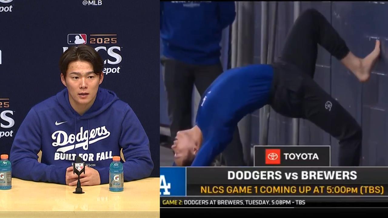 MLB(影)/好厲害的紅螞蟻!道奇開胡G2先發山本「特殊暖身」備戰、不聊染黑髮