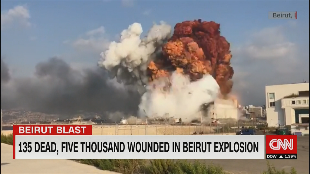 快新聞／黎巴嫩大爆炸死亡人數新增至154人 60多人下落不明