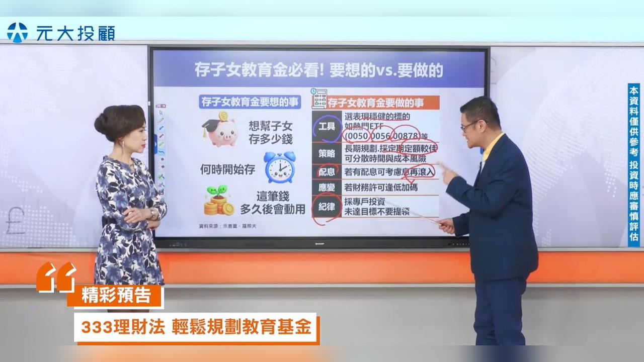 讓孩子贏在起跑點 用ETF理財滾出海外留學金!