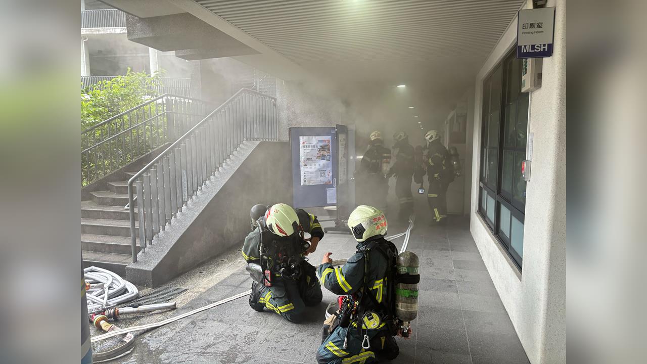 快新聞／北市明倫高中驚傳火警！機房設備慘遭燒毀　最新傷亡情況曝光了