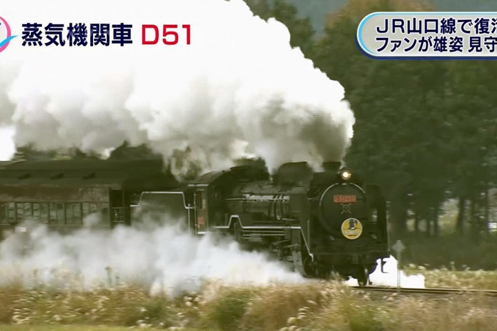 停駛44年 日鐵D51型蒸汽火車重現江湖