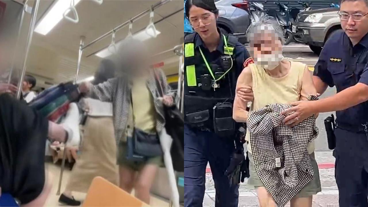 北捷白髮嬤「袋子打人逼讓座」理由全說了！辯遭年輕人嗆「這6字」激怒她