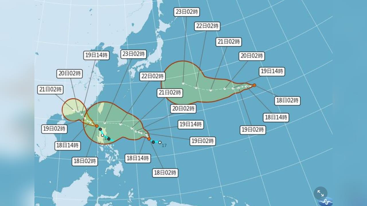 LIVE／還有第3颱？米塔、樺加沙緊接著還有「浣熊」　氣象署說明