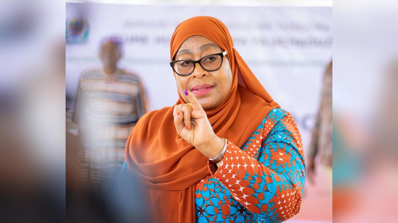 坦尚尼亞大選結果揭曉　選委會宣布總統哈山勝出