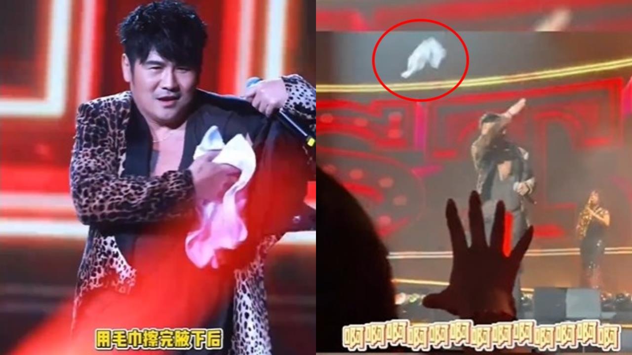 曹格疑拿「擦腋下毛巾」甩向觀眾席！驚人畫面瘋傳⋯網傻眼：這飯撒有味道