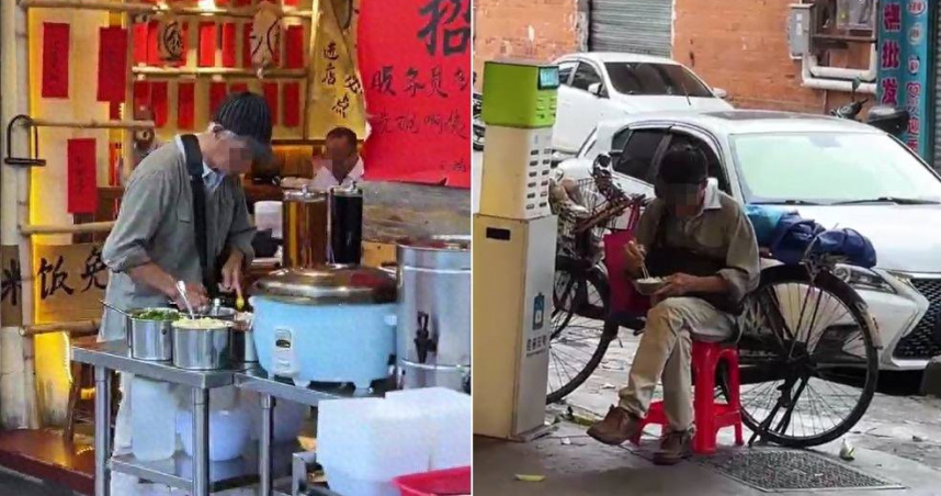 餐廳吃白飯免費！廣東老人每天報到「長達半年」　老闆娘吐真實心聲
