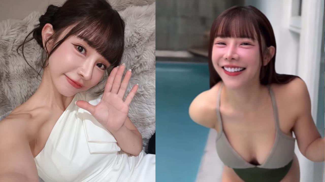 巫苡萱穿高衩挖空泳衣洩S曲線 一轉身全網心頭一緊:太犯規了…