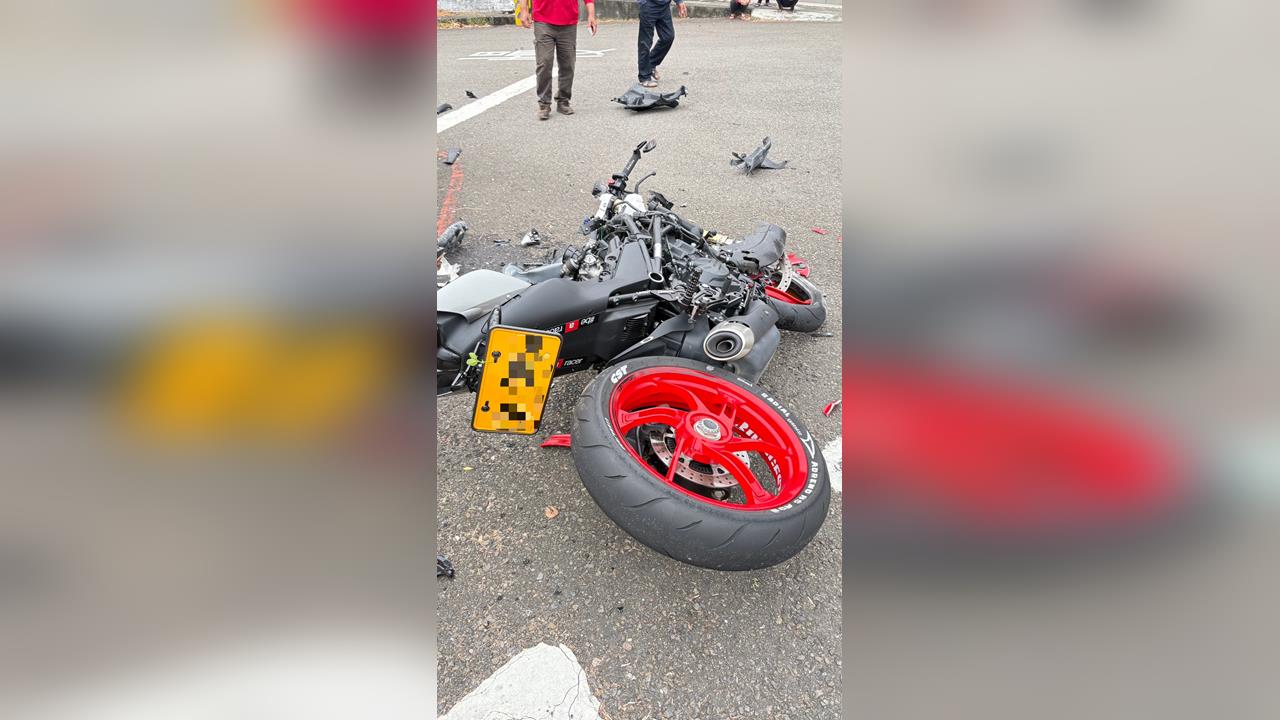 快新聞/台中男大生「無照」騎黃牌重機自撞亡 校方沉痛證實了