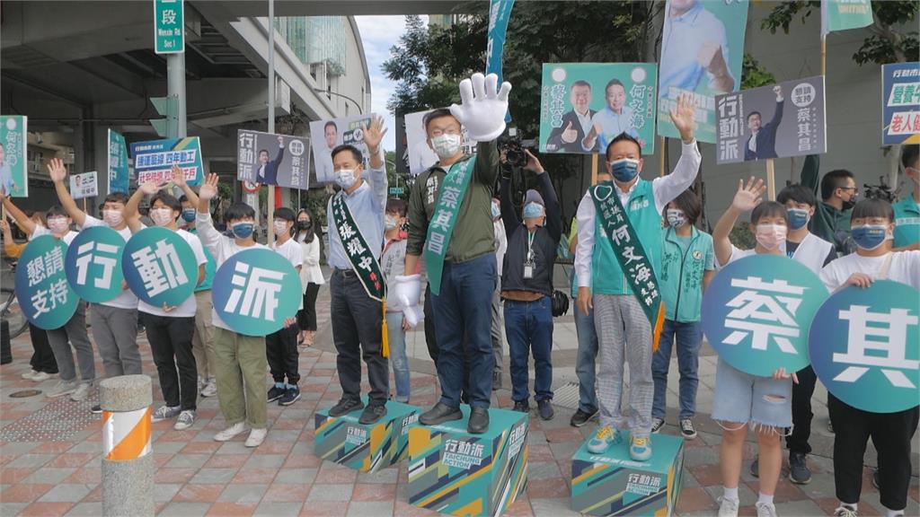 蔡其昌帶小雞路口「全面開站」　盧秀燕回守北北屯固票倉