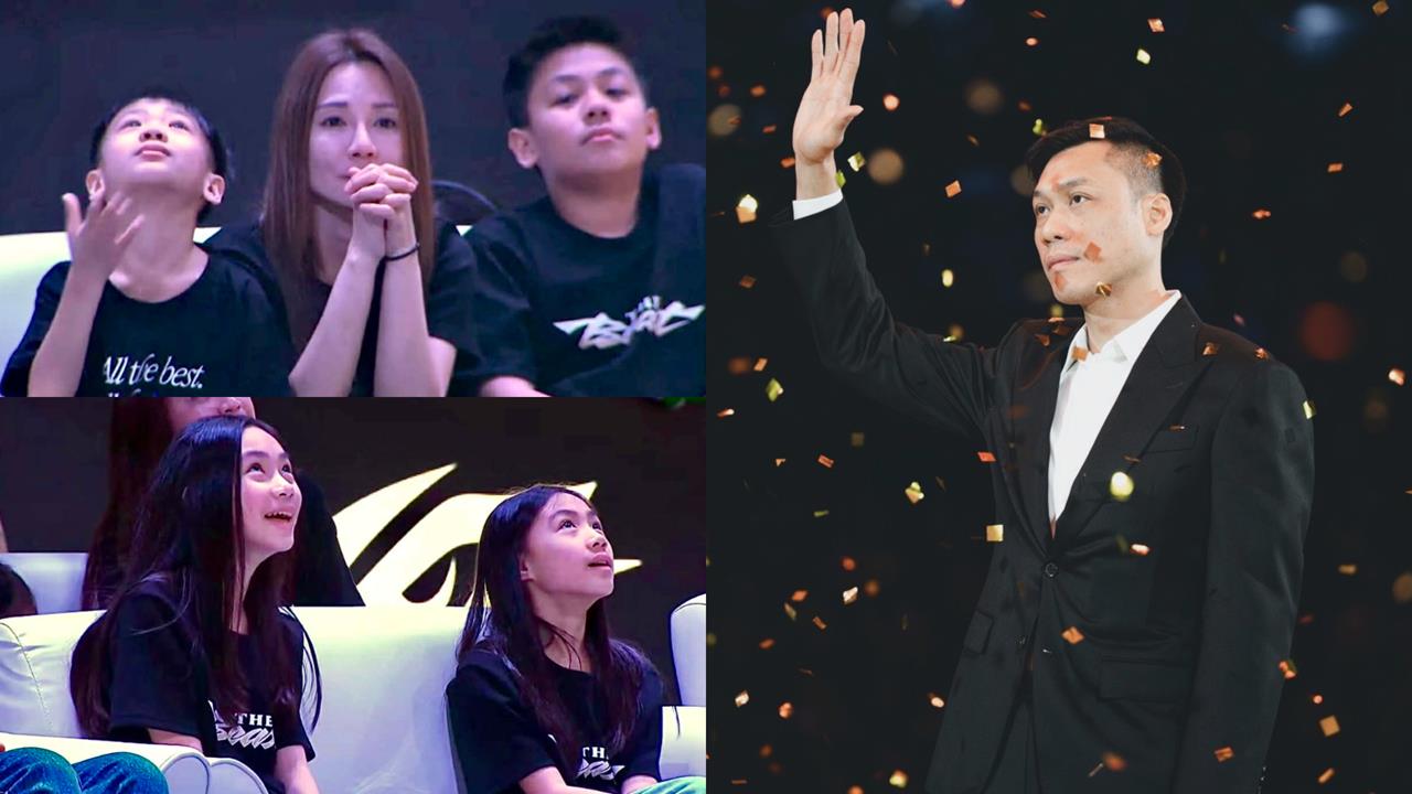 PLG(影)／最後是家人一起唱的！林志傑引退主題曲「太太+四寶」獻唱讓野獸淚崩