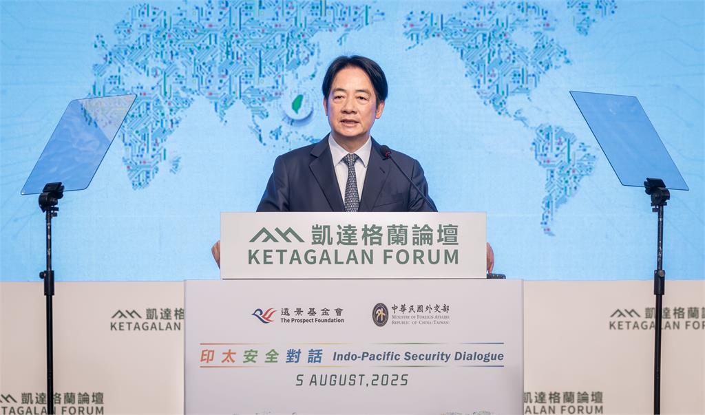 快新聞/同台強生! 賴清德全英文致詞喊:明年國防預算達GDP3%以上