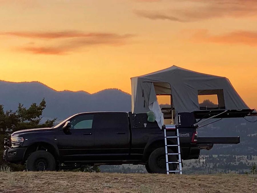 Skinny Guy Campers的車頂帳篷　讓貨卡變成萬能露營車