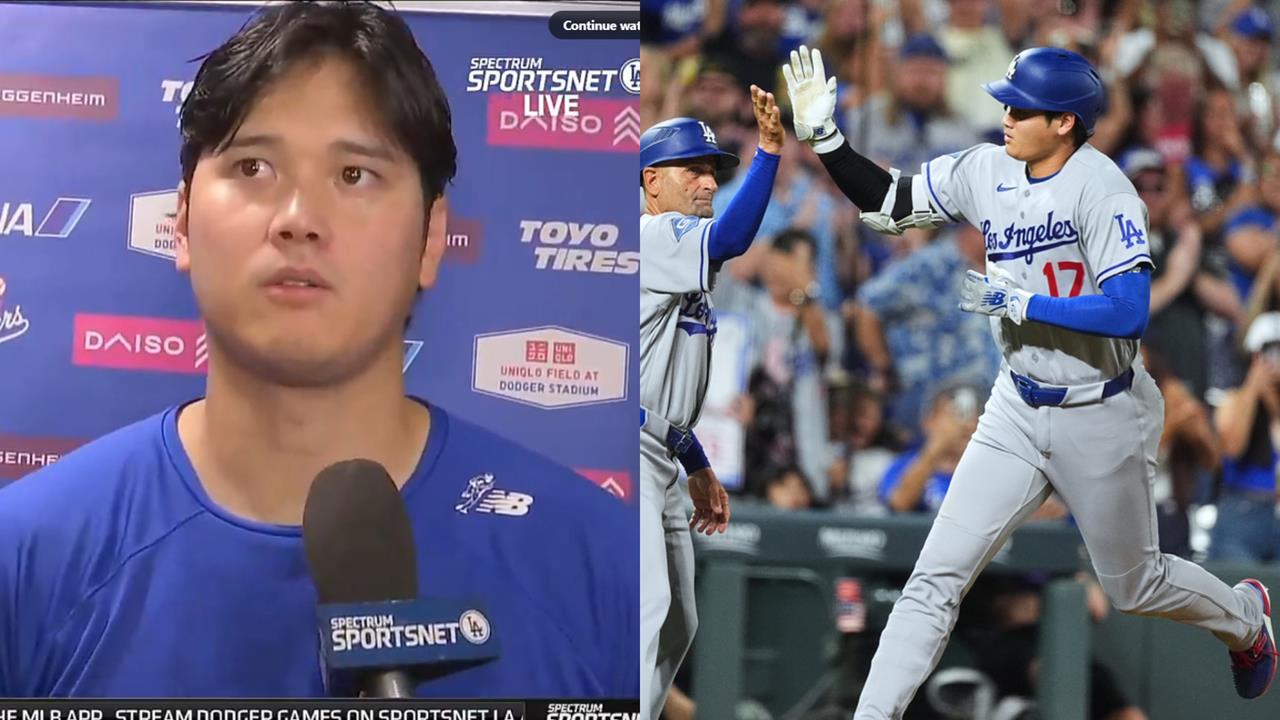 MLB(影)／大谷雙響砲轟醒道奇！羅伯斯讚「地球沒人比他更好」　親曝左膝復原進度