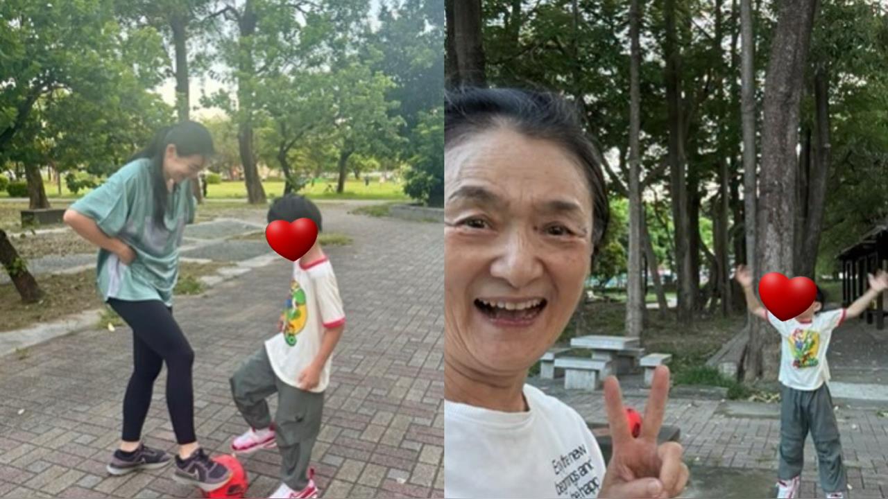 「國民奶奶」譚艾珍瘋世足！半夜設鬧鐘追賽　祖孫三代公園踢球溫馨畫面曝