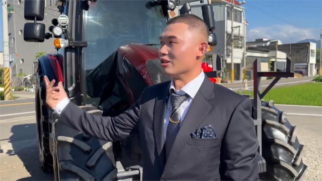 給妻子留下美好回憶 苗栗返鄉青農迎娶車隊「超特別」